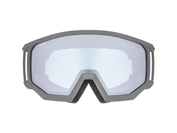 Uvex athletic FM, Doble linser, Grå, Unisex, Sylindrisk (flat) linse, Grå, Gult
