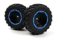 Pikkukuva 2 / 2: BLACKZON Smyter MT Wheels/Tires Assy (Black/Blue/2pcs)