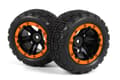 Pikkukuva 2 / 2: BLACKZON Slyder ST Wheels/Tires Assembled (Black/Orange)