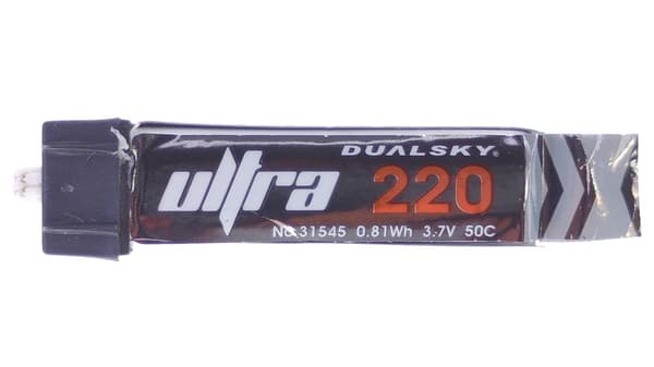 1s   220mAh - 50C - Dualsky ULTRA med UMX