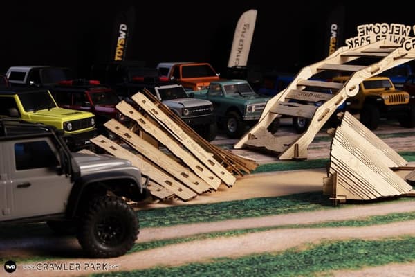 Crawler Park - Sæt med 5 forhindringer for 1/18 &a