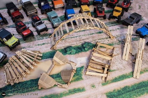 Crawler Park - Sæt med 5 forhindringer for 1/18 &a