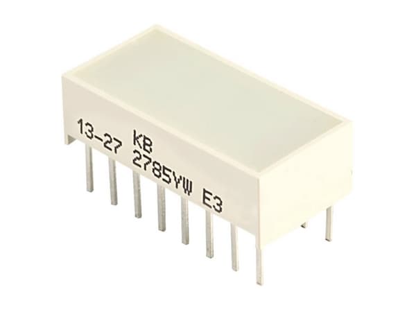 Kingbright KB-2785YW LED-søjlediagram 8x Gul (L x B x H) 20.04 x 9.94 x 6.12 mm