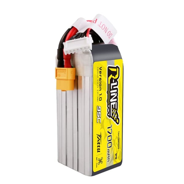 6s 1700mAh -95C - Gens Ace Tattu R-Line XT60