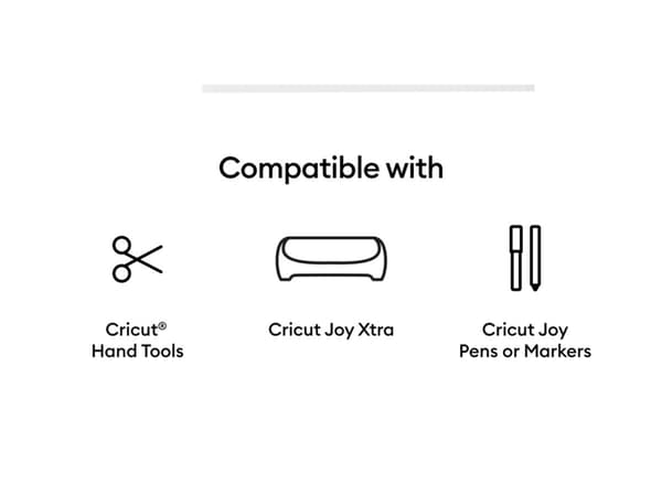 Cricut Joy Xtra Smart Vinyl - Hantverksmaterial - 24.1 x 33 cm - vit - icke-permanent - vinyl (paket om 3)
