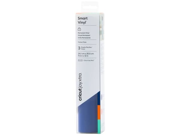 Cricut Smart Vinyl Permanent Joy Xtra Foil Set Skärbredd 30,5 cm Blå, Orange, Mint