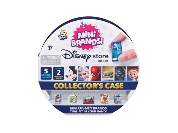 5 Surprise Mini Brands Disney Store, Leksaksfigursset, Marvel, Lucasfilm, Pixar, Disney Princesses and Mickey & Friends, Multifärg