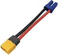 Miniatyrbild 4 av 4: 2 par XT60 till EC5 hane och hona - 12AWG silikonkabel för RC - - Tillbehör till Fjärrstyrda Leksaker kontaktadaptrar