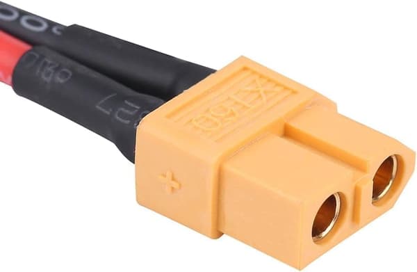 Set 2st XT60 14 AWG hane och honkontakt med 22 AWG JST-kontakt - Tillbehör till Fjärrstyrda Leksaker kabeladapter