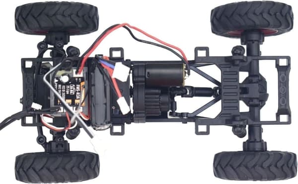FMS 7.4V 600mAh 35C 2S med Molex-kontakt - Kompatibel med FMS FCX24 RC-bil lastbil och elektriska klättringsfordon LiPo-batteri