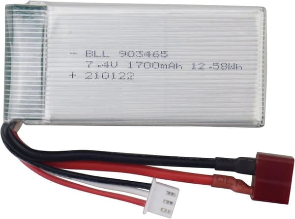 1 stycke 7.4V 1700mAh kompatibelt med 4WD höghastighets RC-bil - modeller 9200/9200E / 200E / 9202E / 9203E / 9204E / 9205E RC litiumbatteri