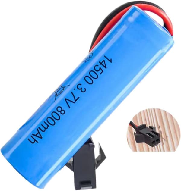 2 st högpresterande uppladdningsbara  3.7V 800mAh med SM-2P-kontakt, kompatibel med modell C2 D828 reservbatterier - litiumjon