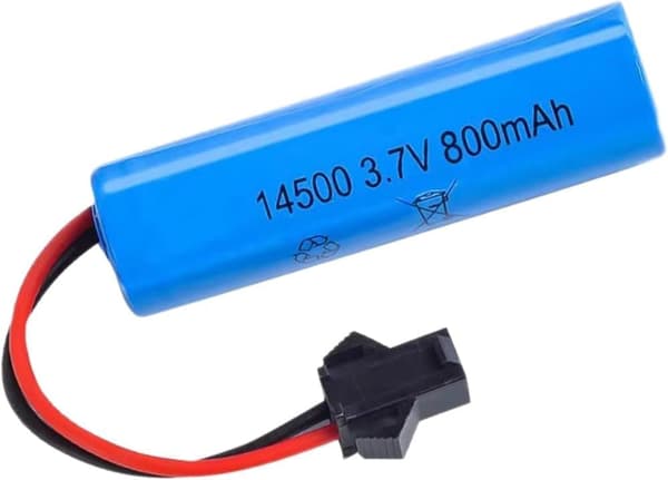 2 st högpresterande uppladdningsbara  3.7V 800mAh med SM-2P-kontakt, kompatibel med modell C2 D828 reservbatterier - litiumjon