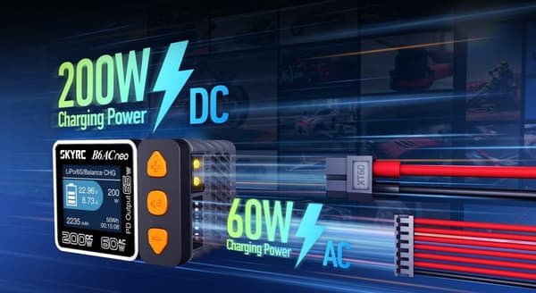 SkyRC B6AC Neo 200WDC/60WAC PD3.0 / XT60