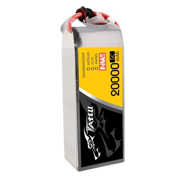 6s 20000mAh - 5C - Gens Ace Tattu NMC XT90-S