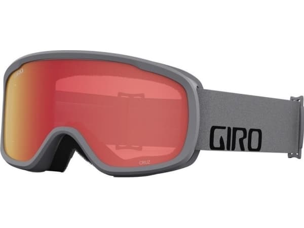 Giro Cruz Flash Goggle, Grå, Unisex, Sfärisk lins, Polykarbonat, Grå, Bärnsten, Röd, Gul