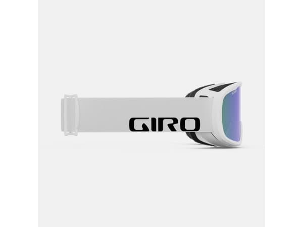 Giro Cruz Flash Goggle, Vit, Unisex, Sfärisk lins, Polykarbonat, Vit, Grön