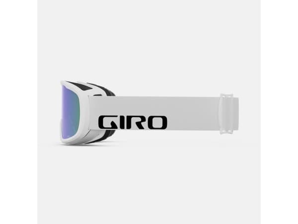 Giro Cruz Flash Goggle, Vit, Unisex, Sfärisk lins, Polykarbonat, Vit, Grön