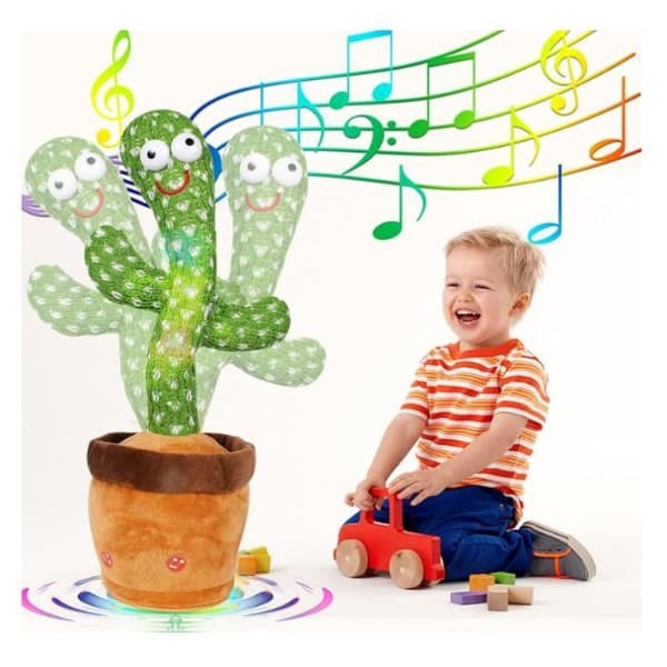 Cactus Plysch, Barn som sjunger och dansar Cactus, Electronic Cactus Plyschleksak, Lär dig att tala och dansa 120 låtar,