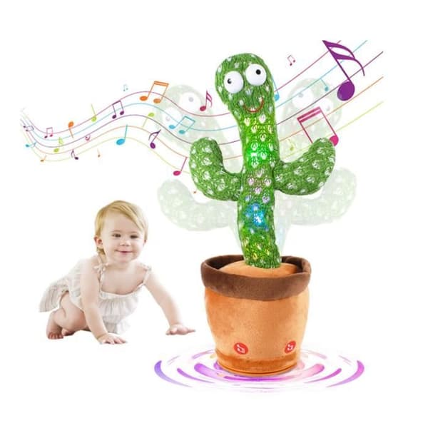 Cactus Plyschleksaker - Sång och dans - 120 sånger - Elektronisk plyschleksak