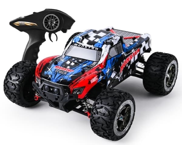 Guokai Monster Truck 1:16 Harjaton 4WD-kaukosäädin 2,4 Ghz 45 km/h Sininen