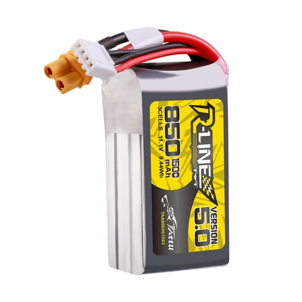 3s   850mAh -150C- Gens Ace Tattu R-Line 5.0 XT30