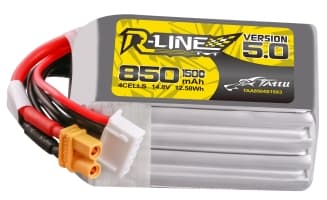 4s   850mAh -150C- Gens Ace Tattu R-Line 5.0 XT30