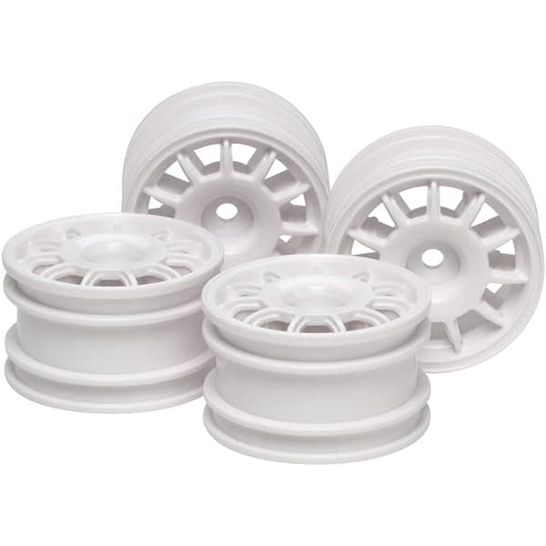TAM-51237 M-Chassis 11-Spoke Wheels White (4)