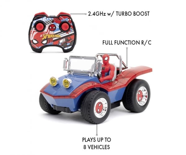 Jada Toys Marvel Spider-Man RC Buggy 1:24, Buggy, 1:16, 6 år