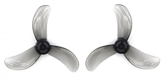 Gemfan 40 mm 1608 (1 mm) 3-blads grå (8)