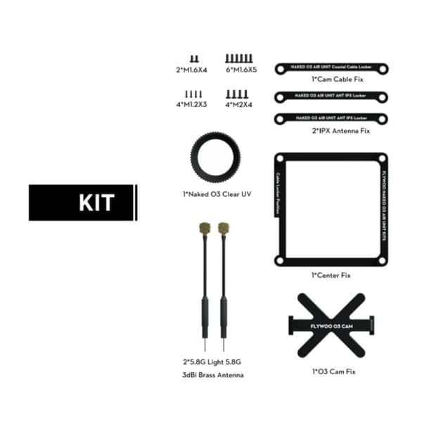Flywoo Naked O3 Lite Upgrade Case Kit