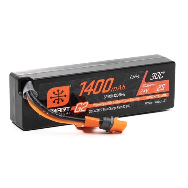 2s 1400mAh - 30C - Spektrum LiPo G2 IC2