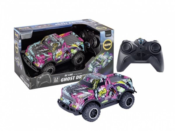 Revell Control 24684 Ghost Driver 1:22 RC-malliauto, aloittelijan malli Elektroniikka Road-malli valoefektillä varustettuna