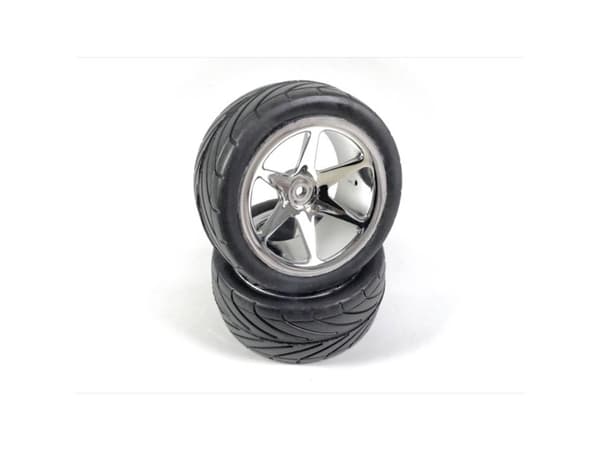 Absima 1:10 Buggy Complete Wheels V-Line 2 kpl