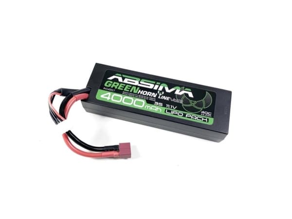 Absima mallinnusakku (LiPo) 11.1 V 4000 mAh 40 C Kovakoteloinen T-liitin (T-liitin)