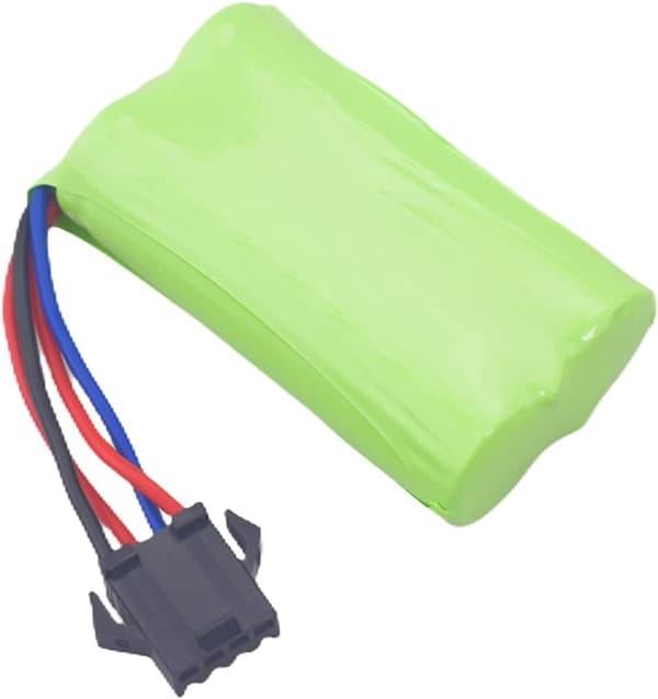 Yunique - Höghastighets 7,4V 500mAh litiumbatterier - EC16 DE85-kompatibel för fjärrkontrollbåt, fartygsmodell och bil - 2 stycken