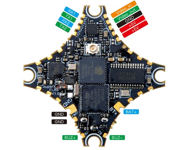 Happymodel SuperX 5in1 ELRS AIO FC 1-2S