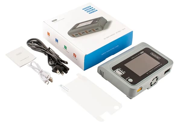 ToolkitRC Q4AC 4x50W AC/DC Smart Charger XT60