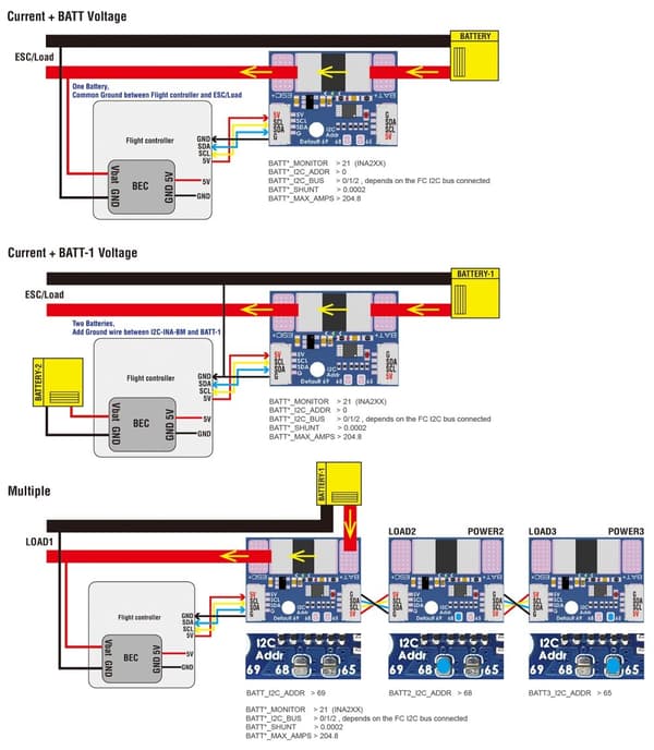 Mateksys I2C-INA-BM Power Monitor