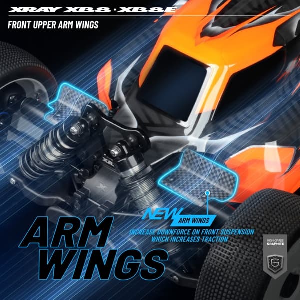 XR-352135-G Composite FU Arm - Arm Wing Graphite