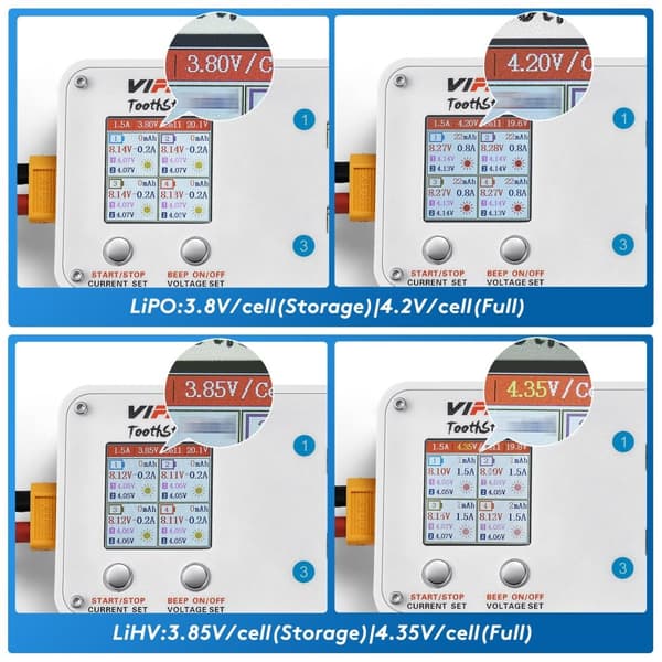 VIFLY ToothStor 4 - 2s Balance oplader