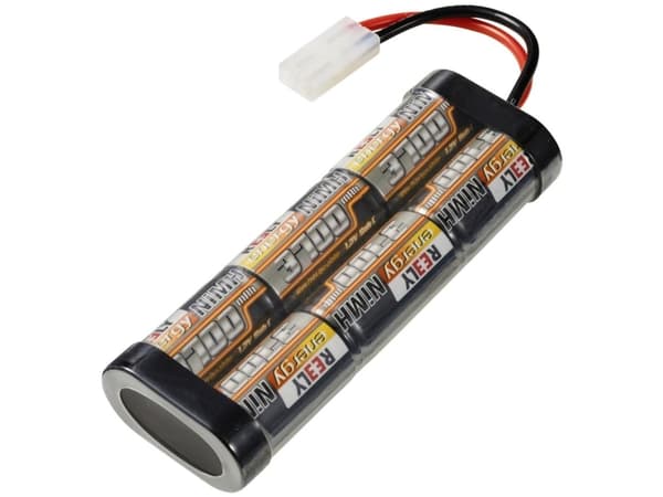 Reely Modelbyggeri-batteripakkeja (NiMH) 7,2 V 3700 mAh Celletal: 6 Stick Tamiya