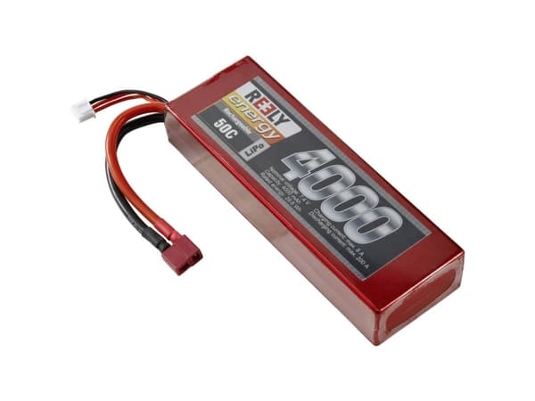 Reely Modelbyggeri-batteripakke (LiPo) 7.4 V 4000 mAh Celletal: 2 50 C Hardcase T-stiksystem