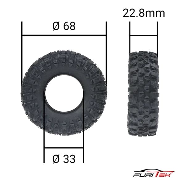 Furitek Mudder XL 68 mm bløde dæk (4)