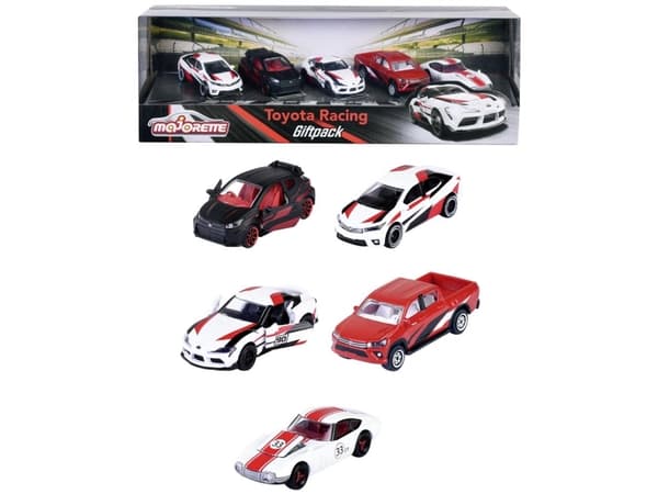 "Majorette - Toyota Racing gavesett (5 deler) (212053189)