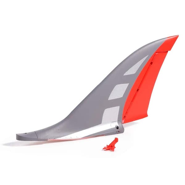 FMSEP104RD 80mm Integral Vertical Stabilizer Red