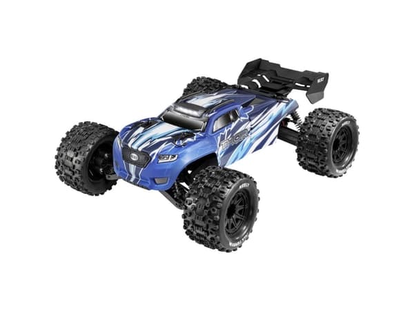 Reely Thor Blue Brushed 1:10 mittakaavan RC-malliauto Elektroniikka Monster Truck 4WD 100% RtR 2.4 GHz sis. akku, laturi ja lähetinparistot