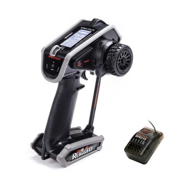 Spektrum DX6 Robust DSMR Sort m/ SR515