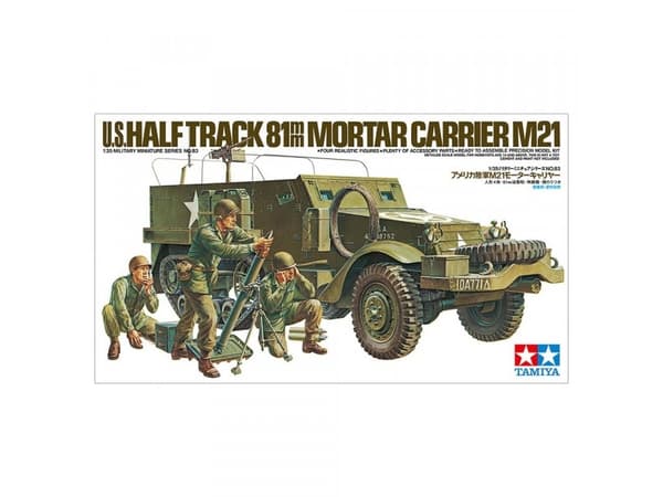 Tamiyan muovimalli USA M21 kranaatinheitinpidin 1/35