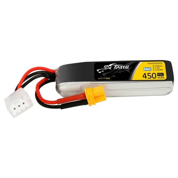 2s   450mAh - 95C - Gens Ace Tattu HV XT30